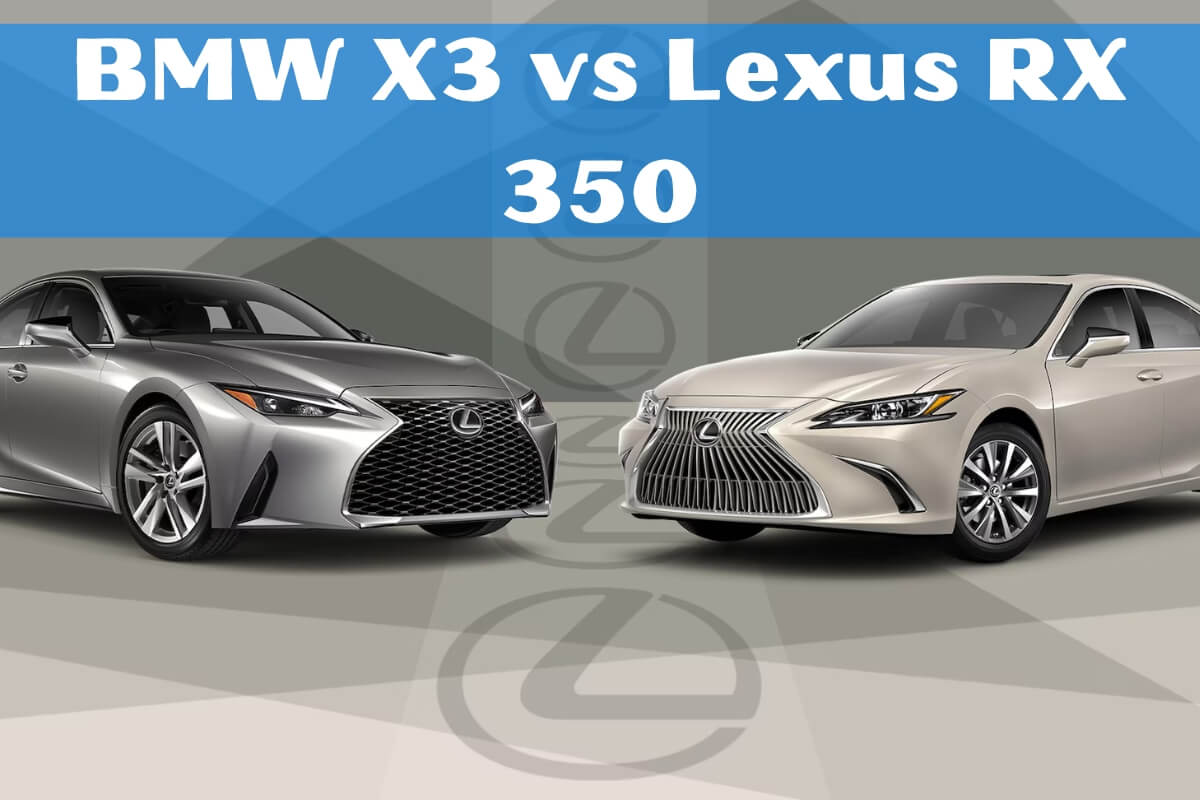 BMW X3 vs Lexus RX 350