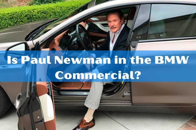 Is Paul Newman in the BMW Commercial?