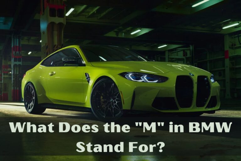 What Does the "M" in BMW Stand For?